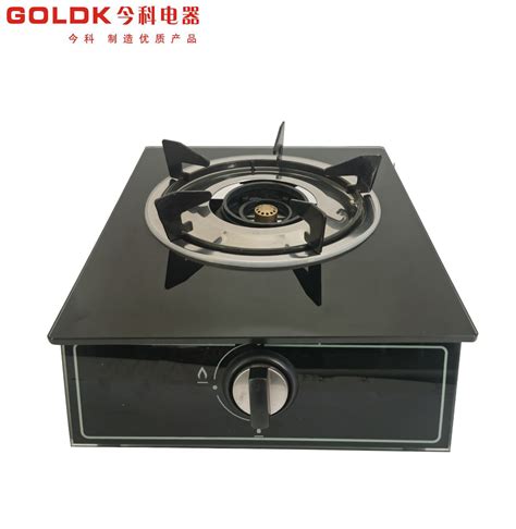 Goldk GS 051 Premium Quality Single Burner Tabletop Tempered Glass Gas