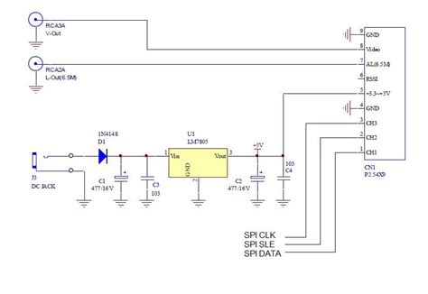 LANTIAN RX5808 5.8G SPI Open Source Diversity Receiver FPV AV RX Module ...