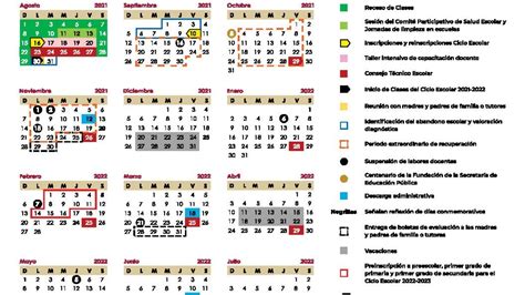 Publica Sep Calendario Escolar 2021 2022 Para Educación Básica