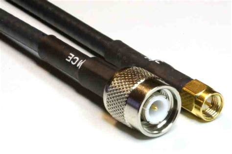 Aircell 7 Coaxial Cable Assemblies With Tnc Male To Sma Male 7m