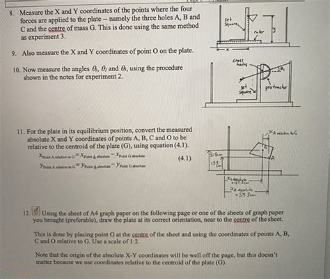 Experiment 4 Equilibrium Of A Body Under The Action