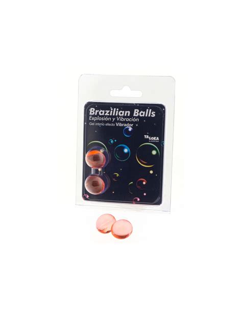 TALOKA BRAZILIAN BALLS GEL EXCITANTE EFECTO VIBRACIÓN 2 BOLAS