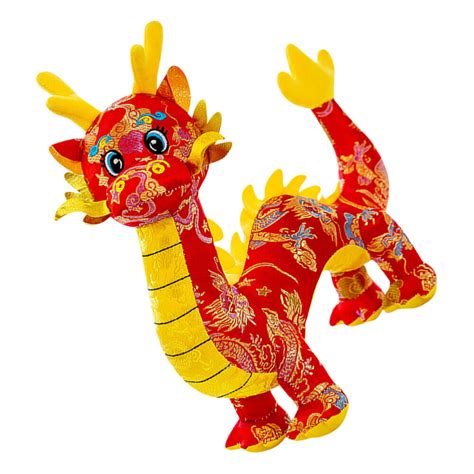 Dragon Doll Cloth Stuffed Dinosaur Feng Shui Animal Ornament Toy Ebay