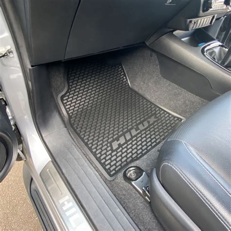 Toyota Hilux Rubber Mat Set Legend 50 Hilux Gr Gd6 2015 Addo The Accessory Shop