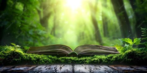 Unlocking the Enchanted Forest Secrets Revealed in an Open Magic Book ...