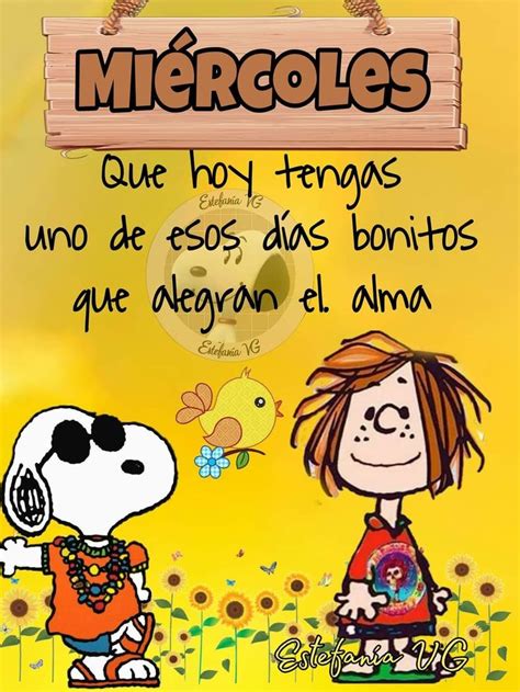 Pin De Rosalia Toledo Rodriguez En Snoopy Buenos D As Feliz Mi Rcoles