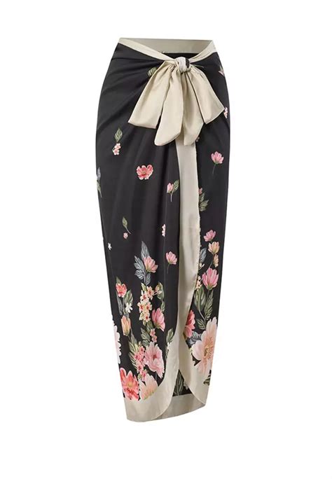 Buy Its Me In Double Sided Printing One Piece Bikini Swimsuit Beach Skirt Online