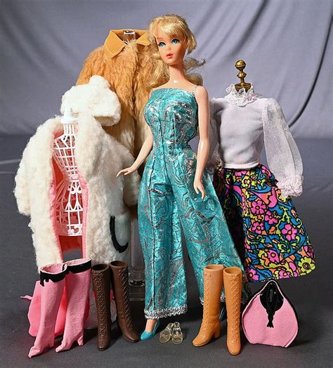 Blonde Talking Barbie With Additional Costumes Lamb N Leather Firelights Festival Fashion