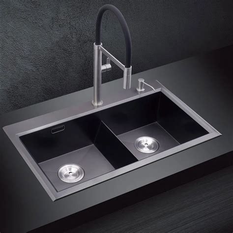 Stainless Steel Double Bowl Kitchen Sink At Rs 17000 Double Bowl Kitchen Sink In Kochi Id