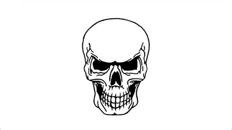 افضل طريقة لتعلمك رسم جمجمة😮 Youtube