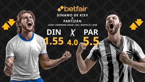 Dinamo de Kiev vs Partizán de Belgrado horario TV pronósticos y