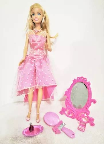 Barbie Color Your World Pink Party Doll And Mirror2008completa