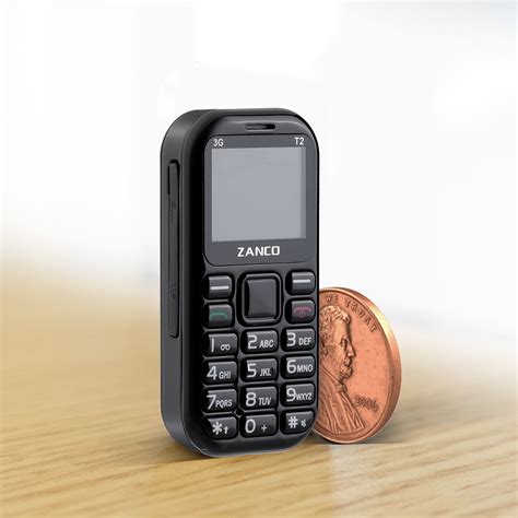 Zanco tiny t2 es el móvil más pequeño del mundo: pesa 31 gramos, cabe ...