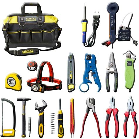 SK-17 полный - набор инструментов для обслуживания линий связи (набор ...