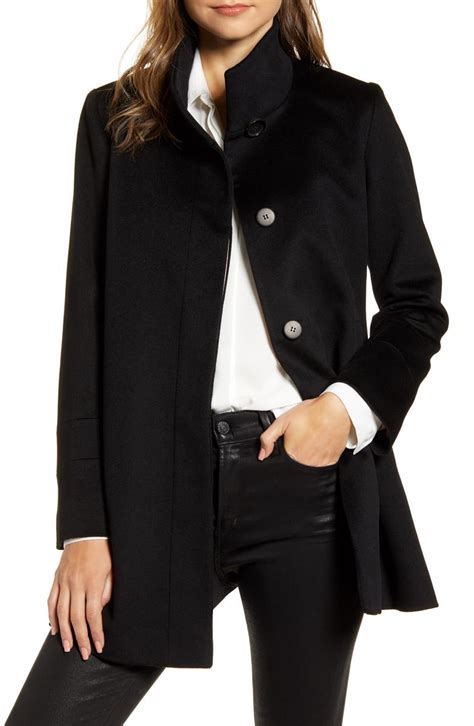 Fleurette Stand Collar Wool Car Coat Nordstrom Exclusive Nordstrom