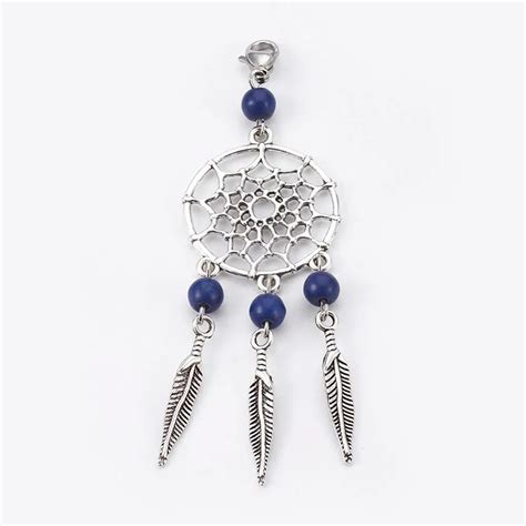 5 шт. окрашенный синтетический камень Большие Подвески Тибетский Стиль ...