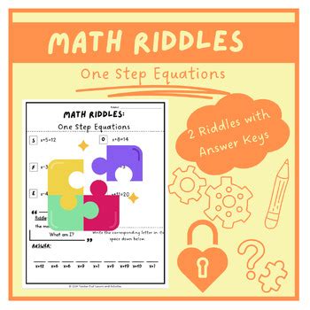 Mathematical Riddles With Answer Key