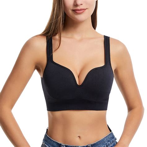 Ramiter Lingerie For Women Women S Plus Size Full Coverage Front Closure Posture Back Unpadded