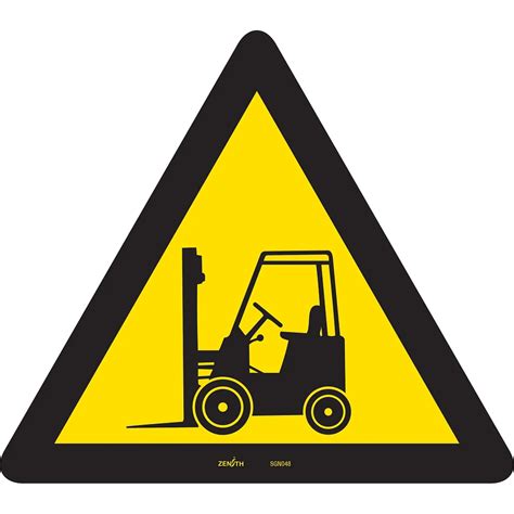 CSA Forklift Signs 12 X 12 Holliston S Inc