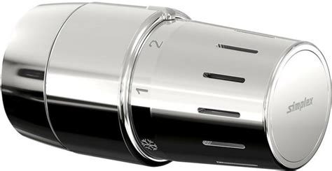 Simplex SX Standard-Thermostatkopf TC-S3 chrom Klemmanschluss mit ...