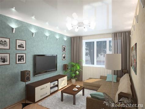 Дизайн гостиной 20 кв. м - фотопримеры планировки интерьера