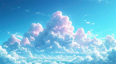 Premium Photo | Light Blue Sky Could Background Banner HD