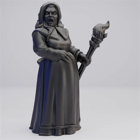 Hot Goblin 怒れる村人J ミニチュア 松明持ち ホットゴブリン