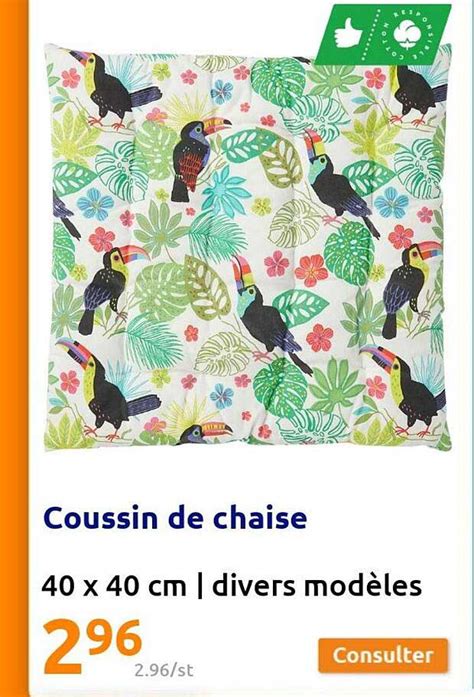 Promo Coussin De Chaise Chez Action Icatalogue Fr