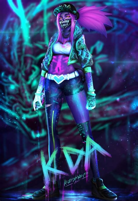 K Da Akali By Hd K Wallpaper Background Fan Art Lol Akali Kda Hentai Hd