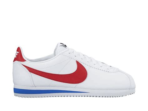 Nike Classic Cortez Leather White Red Blue W