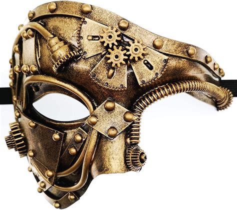 Ubauta Steam Punk Phantom Of The Opera Vintage Masquerade