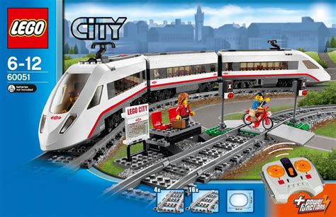 Игровой конструктор - Скоростной пассажирский поезд, Лего Город, Lego ...