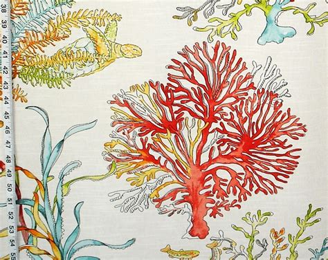 Coral Reef Print Fabric