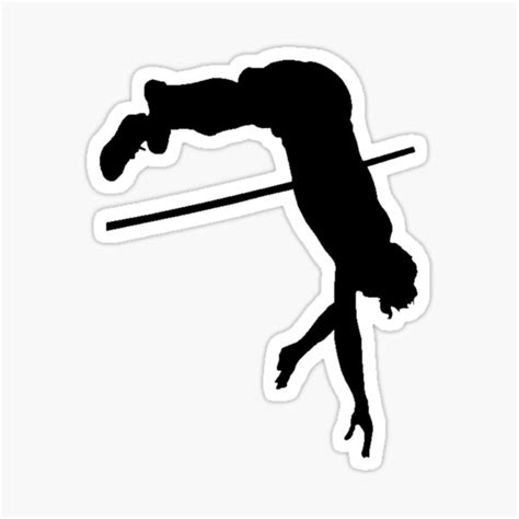 Pole Vaulter Sticker For Sale By Tmakous Redbubble