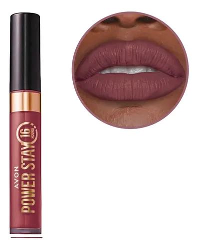 Batom Líquido Power Stay Avon 16h Duração Sua Cor Cor Nude Malva Marrom Luxo MercadoLivre