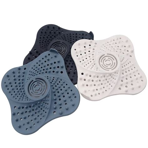 Силиконовый душ дренажный Ловец волос, квадратный силиконовый ...