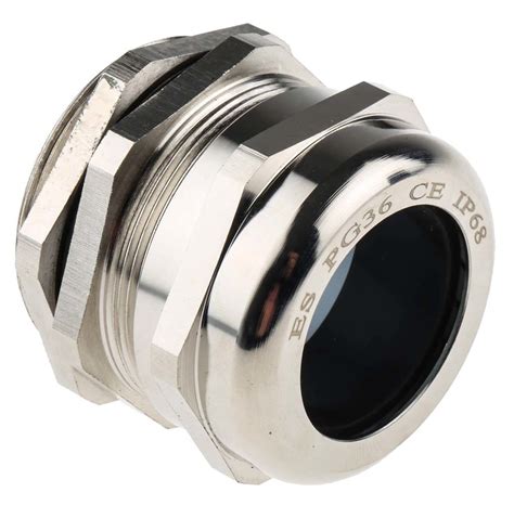 Rs Pro Nickel Plated Brass Pg Cable Gland With Locknut Mm Ip