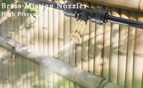 Amazon Mornajina Packs Brass Misting Nozzles For Outdoor Cooling