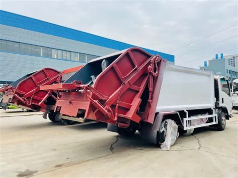 New T Manten Naked Waxed Bulk Ship Ro Ro Refuse Hino Garbage Compactor Truck Garbage