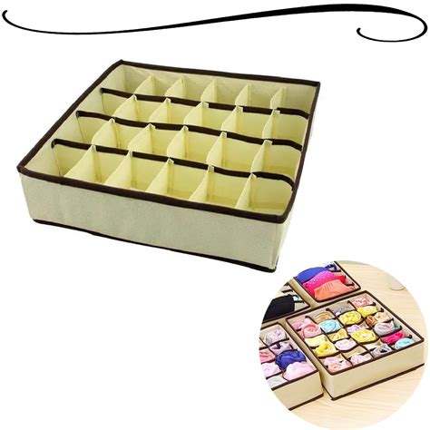 Organizador de Roupas Intimas Sutiã Cueca Lingerie Dobrável Flexível Divisórias Tnt Meu