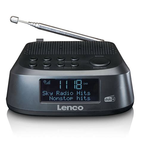 Lenco Cr 605bk Wekkerradio Met Dab En Fm Zwart Met Ean