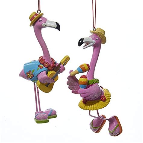 Pink Flamingo Tree Ornaments • Comfy Christmas