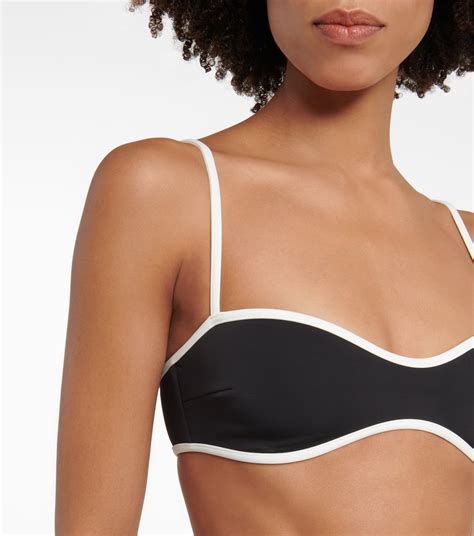 Bikini Oberteil Claude In Schwarz SIR Mytheresa