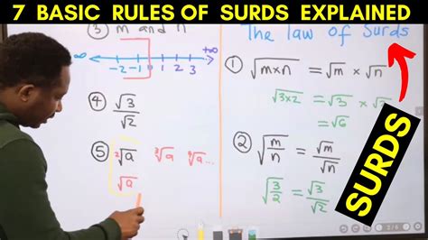 7 Basic Rules Of Surds And How To Simplify Surds In Mathematics Youtube