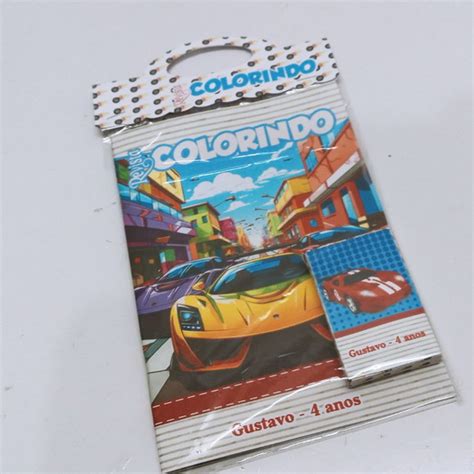 Livrinho De Colorir Personalizado Hot Wheels Produtos Elo