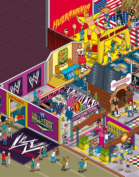 WWE Hall Of Fame... Revealed - Editorial Illustration | Behance