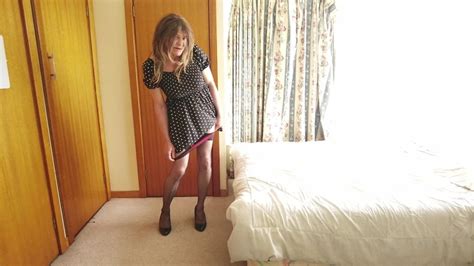 Crossdress Striptease Poka Dot Dress 26 Nude Pics XHamster