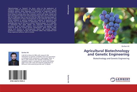 Agricultural Biotechnology And Genetic Engineering 978 3 8473 7035 2 3847370359 9783847370352