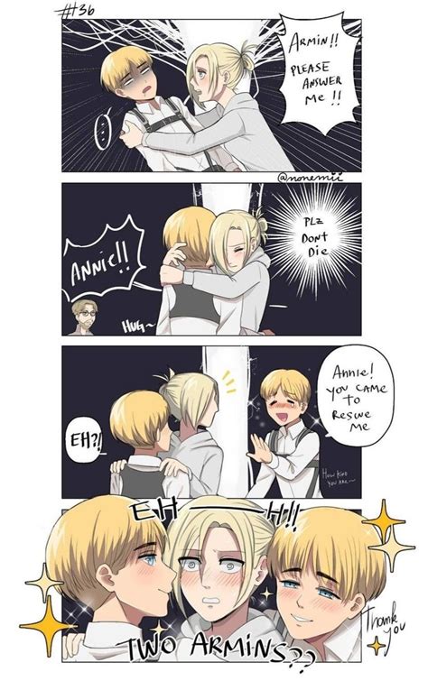 Armin X Annie Attack On Titan Anime Attack On Titan Comic Attack On