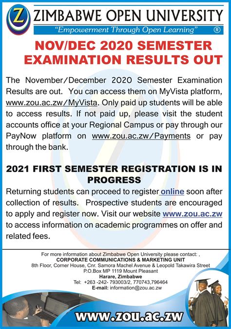 Zimbabwe Open University - Home | Facebook